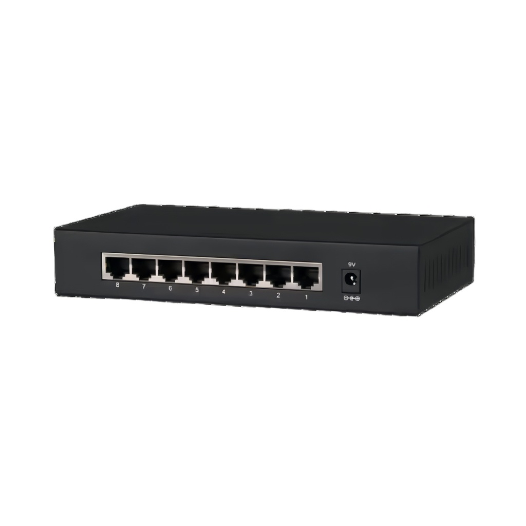 Switch No Administrable 8 Puertos Gigabit PoE
