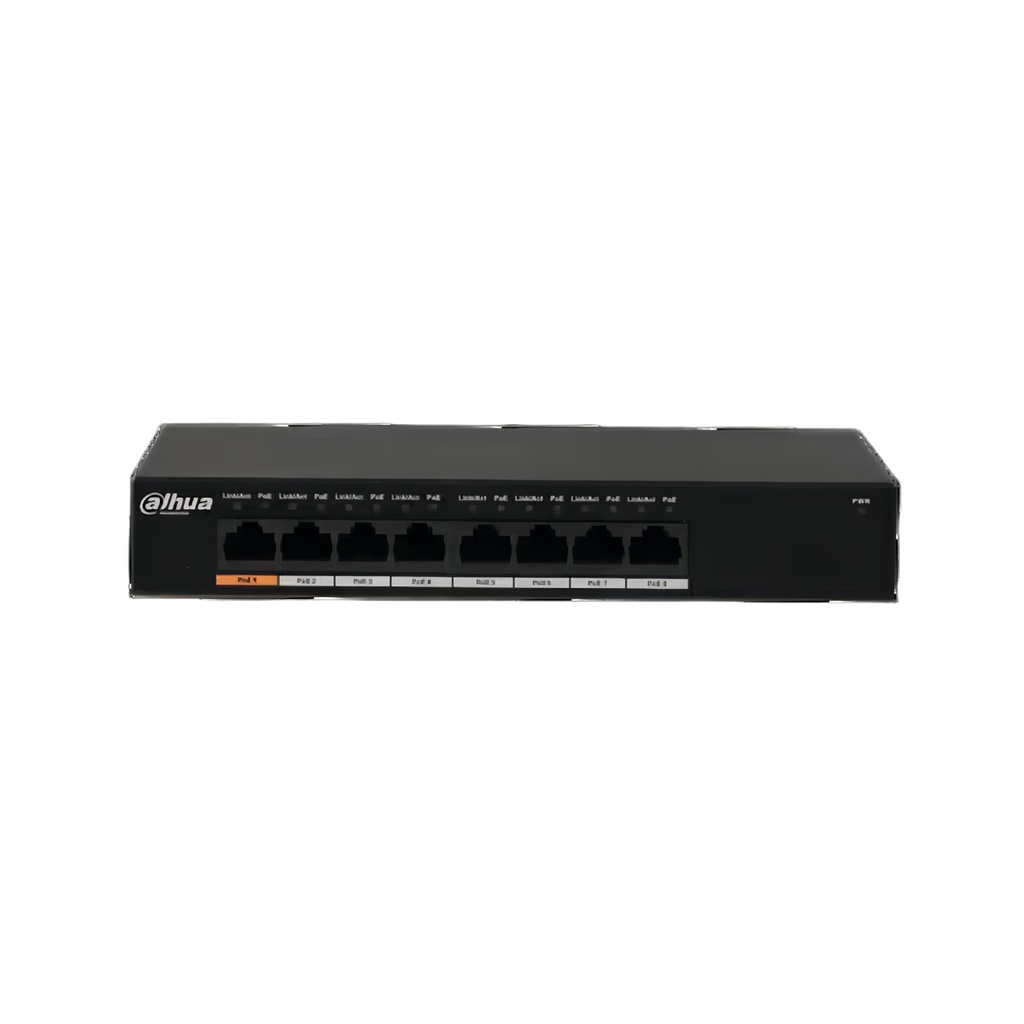 Switch No Administrable 8 Puertos Gigabit PoE 96W