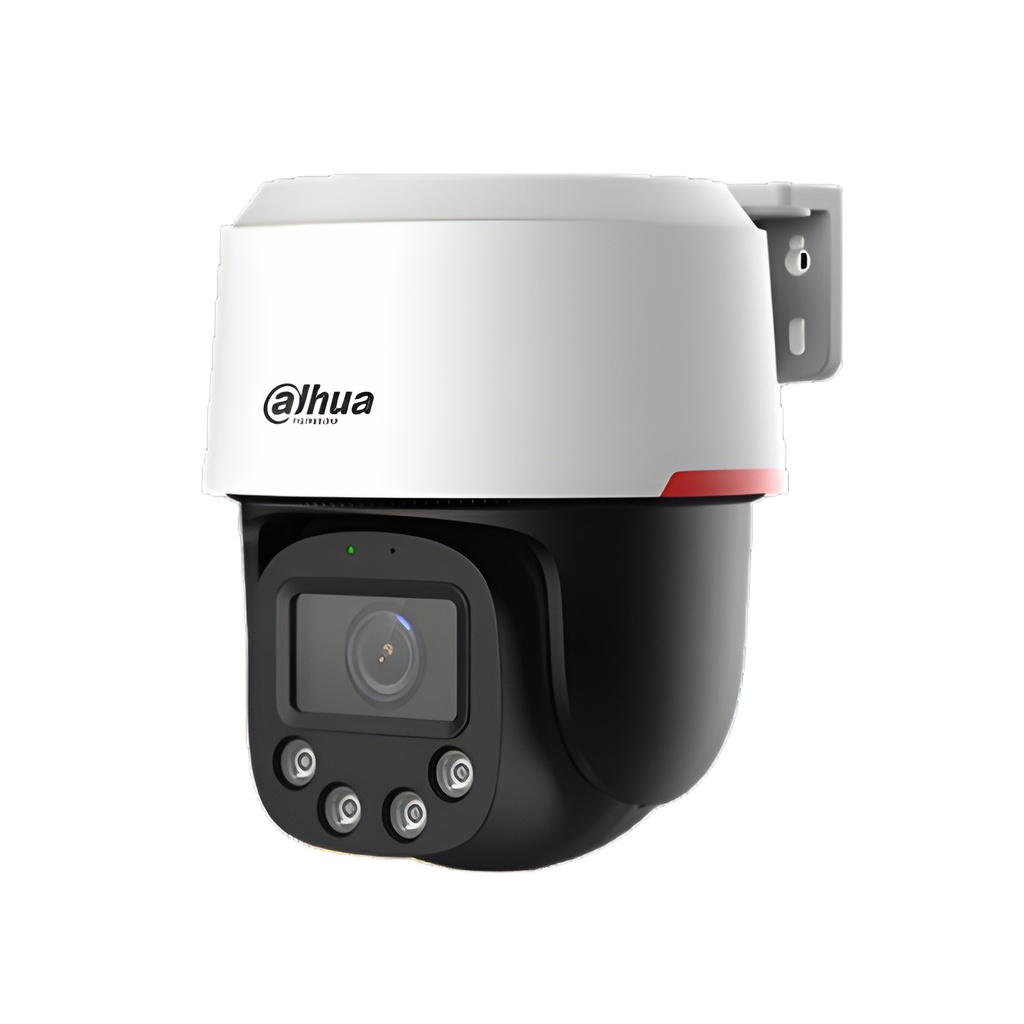 Cámara PTZ IP Torreta 4MP Exterior 4mm Warm Light 30m