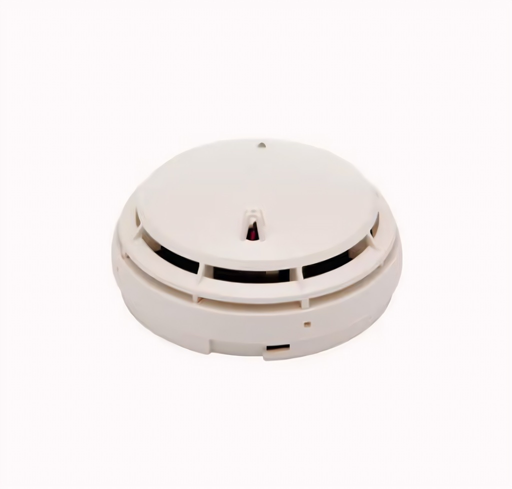 Detector De Humo Cableado Doble Tecnología Y Temperatura