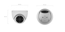 Cámara IP Torreta 3MP Exterior 2.8mm Infrarroja 30m Con Audio