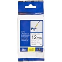 Cinta Para Rotuladora 12mm X 8M Blanco/Negro