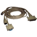 Cable Db25 A DB9M/VGA/DVI H