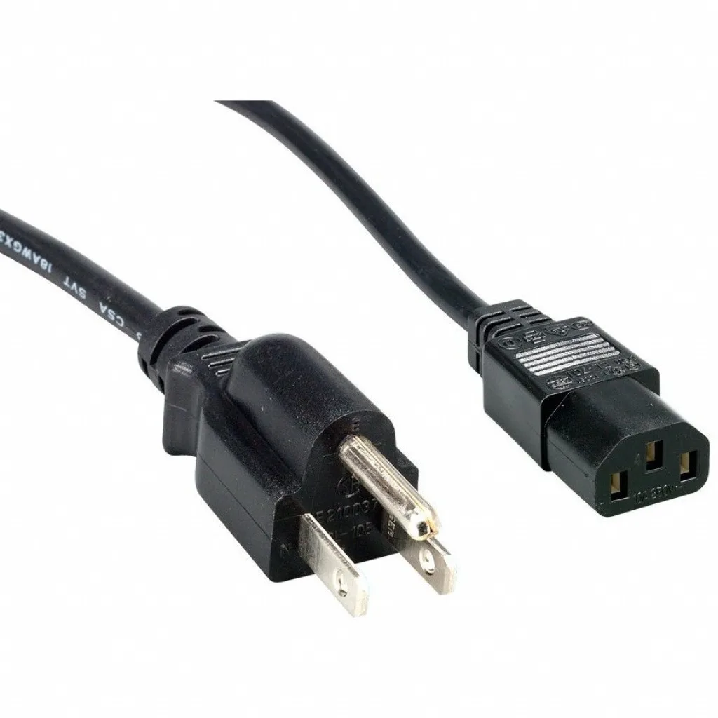 Cable Ficha Americana O Británico 1.8m