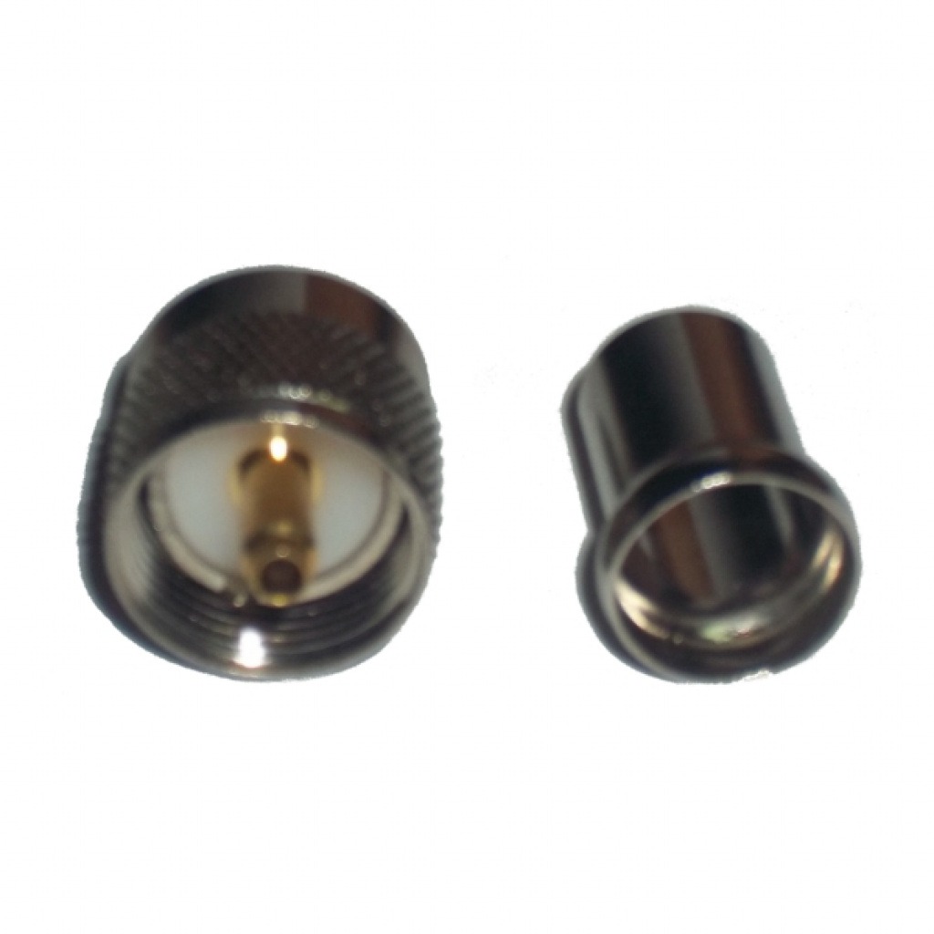 Conector Coaxial Macho RG213/U Para Crimpar