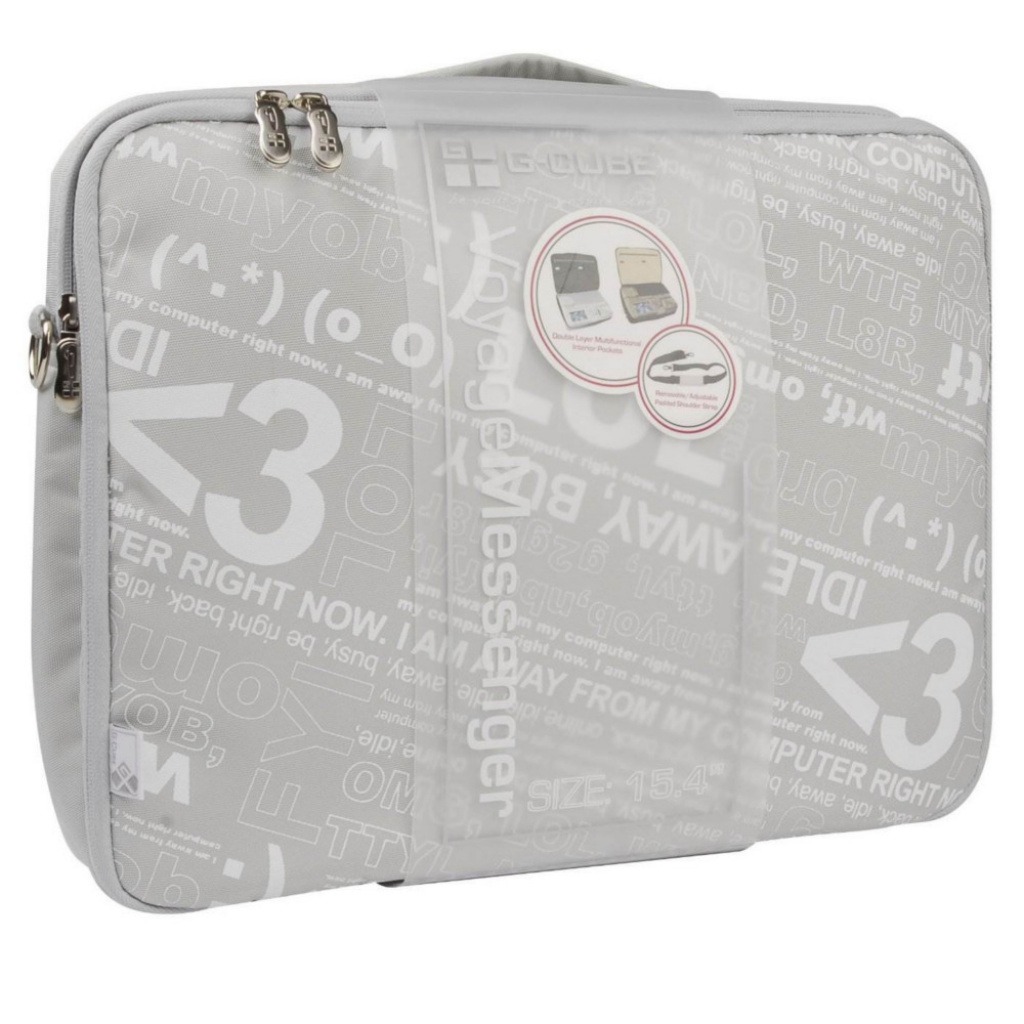 Notebook Pantalla 15.4 Pulgadas Polyester Gris/Blanco