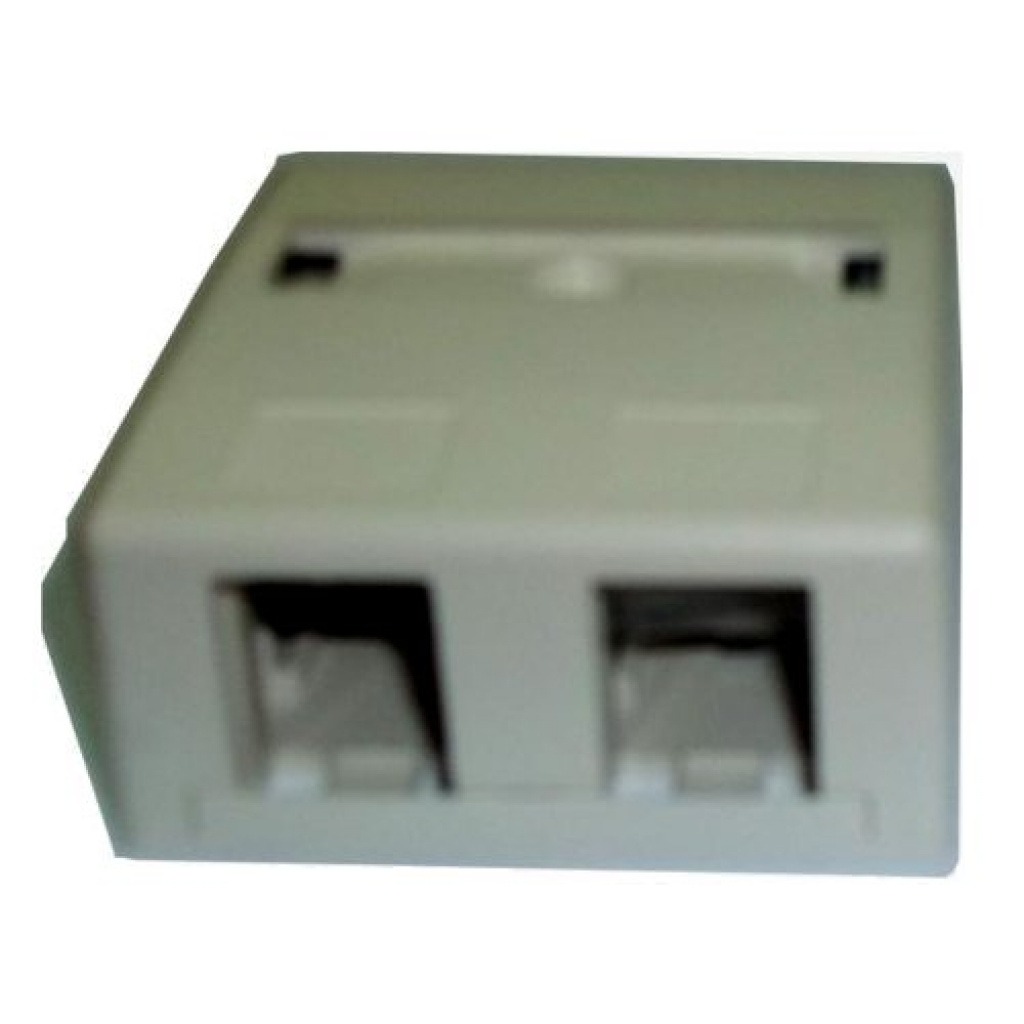 Hubbell-Caja Exterior Doble Ivory