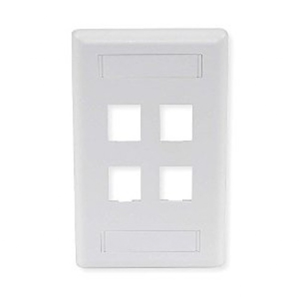 Accesorio De Rack Frente 4 Jack