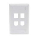 Accesorio De Rack Frente 4 Jack