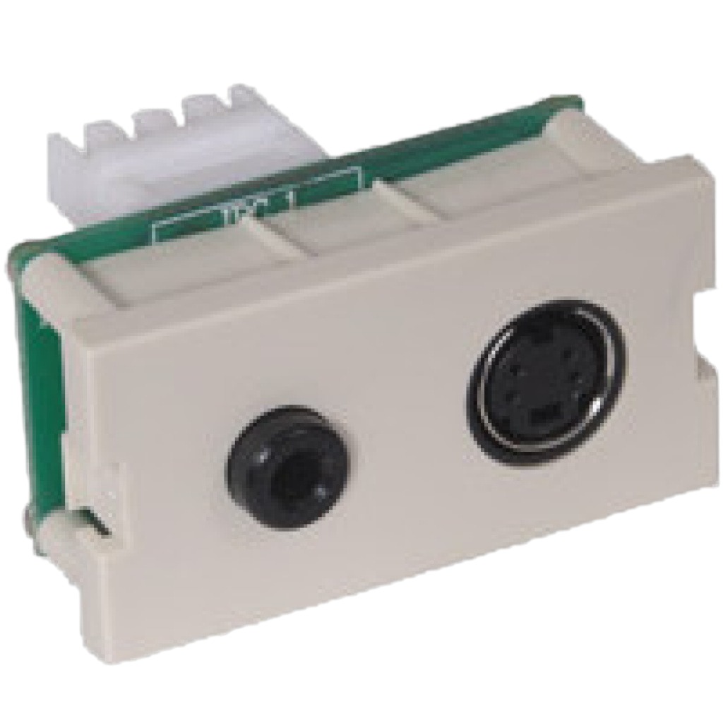 Adaptador S-Video Macho A Audio Estéreo 3.5mm Macho Hubbell
