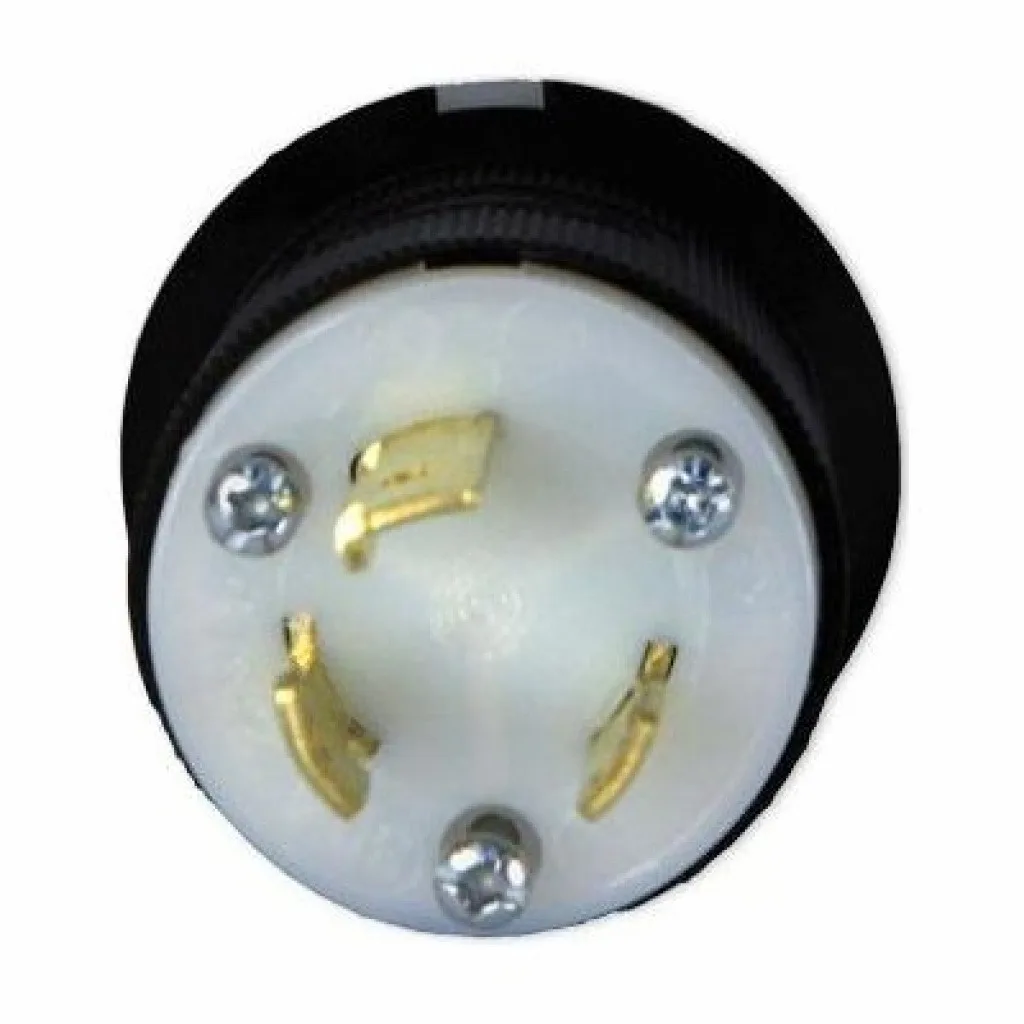 Enchufe L6-30R 30A 250V Negro/Blanco