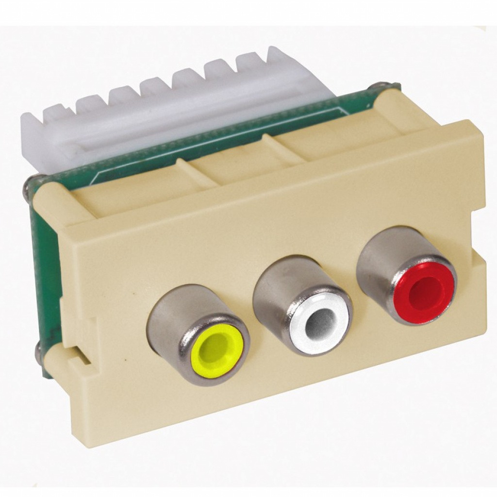 Adaptador Rca Macho A Hembra
