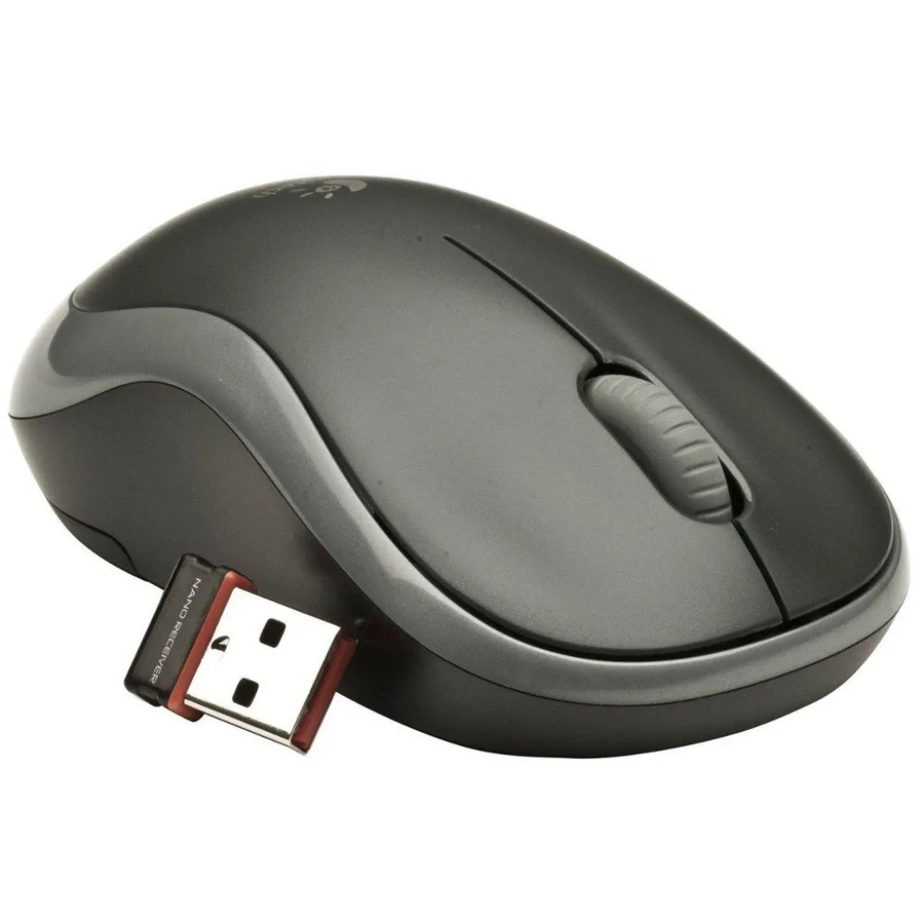Mouse Inalambrico Negro, Rojo, Azul