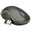 Mouse Inalambrico Negro, Rojo, Azul