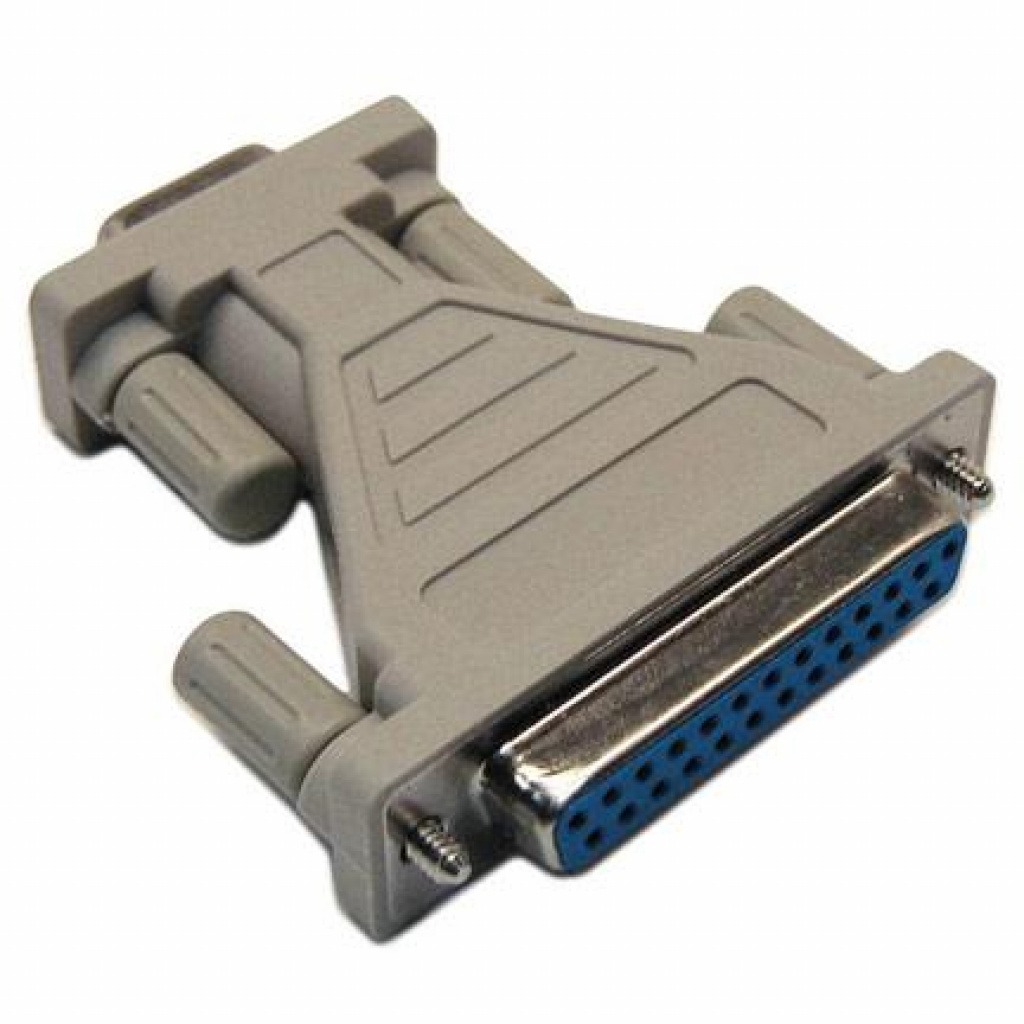 Adaptador Serie Db9 Hembra A Db25 Hembra
