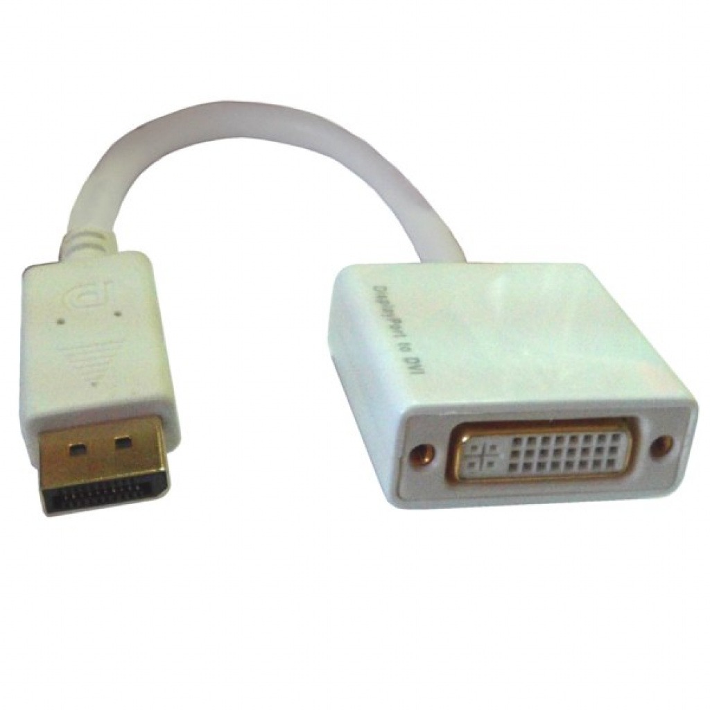 Adaptador Displayport Macho A Dvi Hembra