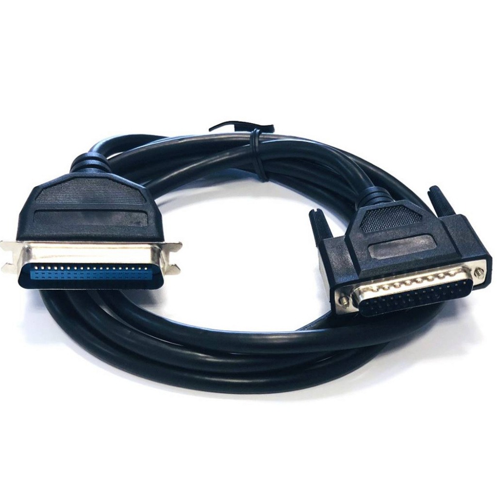 Cable Db25 Macho A Centrónic Paralelo Negro