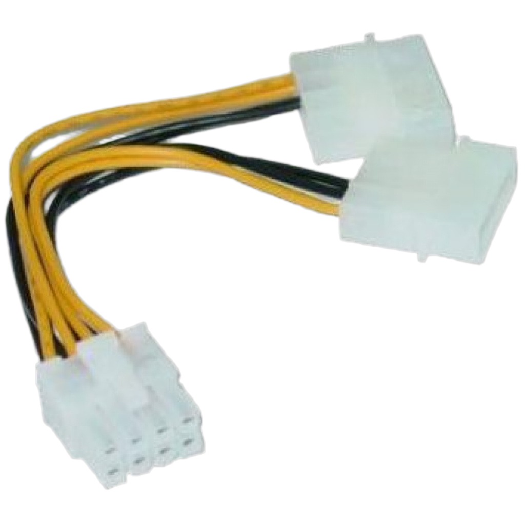 Cable De Corriente Y 8P Con 2 Molex
