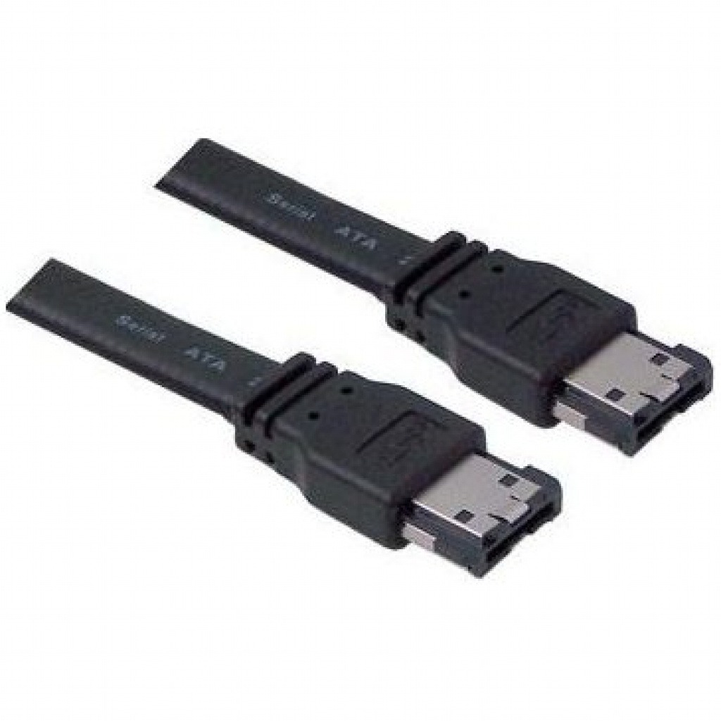 Cable SATA Externo 1m Negro