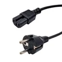 Cable De Alimentación Schuko A C15 3x0.75mm² Certificado 1.8m