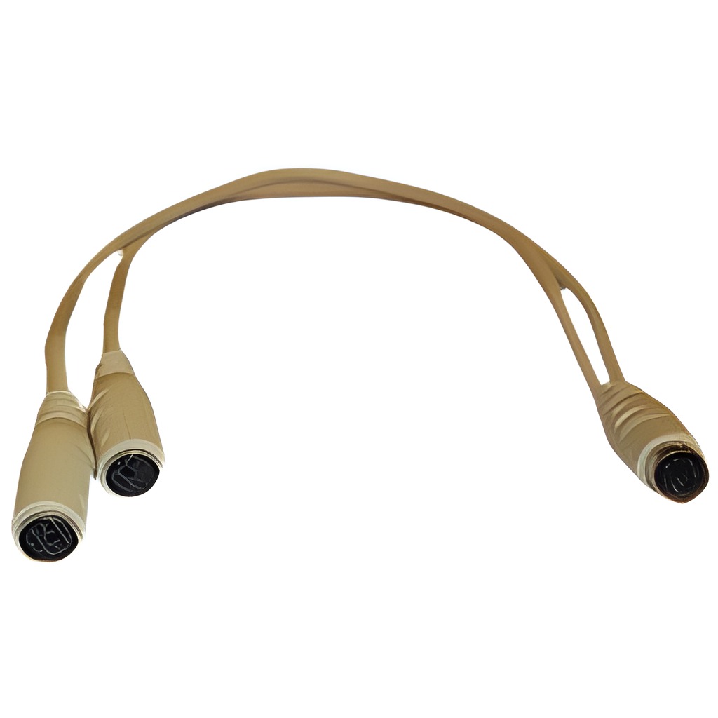 Cable Triple Para Kvm Beige Claro