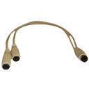Cable Triple Para Kvm Beige Claro
