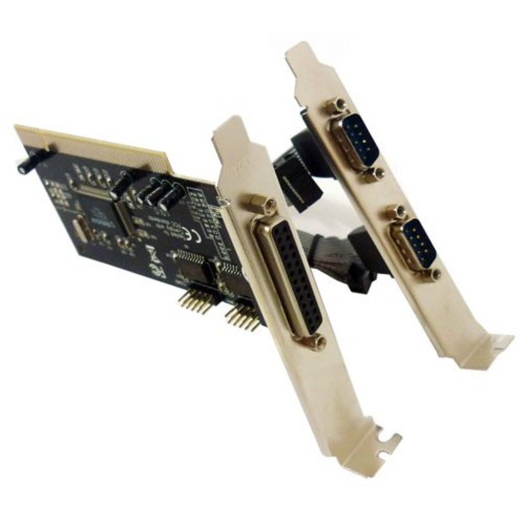 Tarjeta Pci Paralelo Con Bracket Y 2 Puertos Seriales