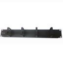 Organizador De Cables Vertical 1U Metal Con Tapa