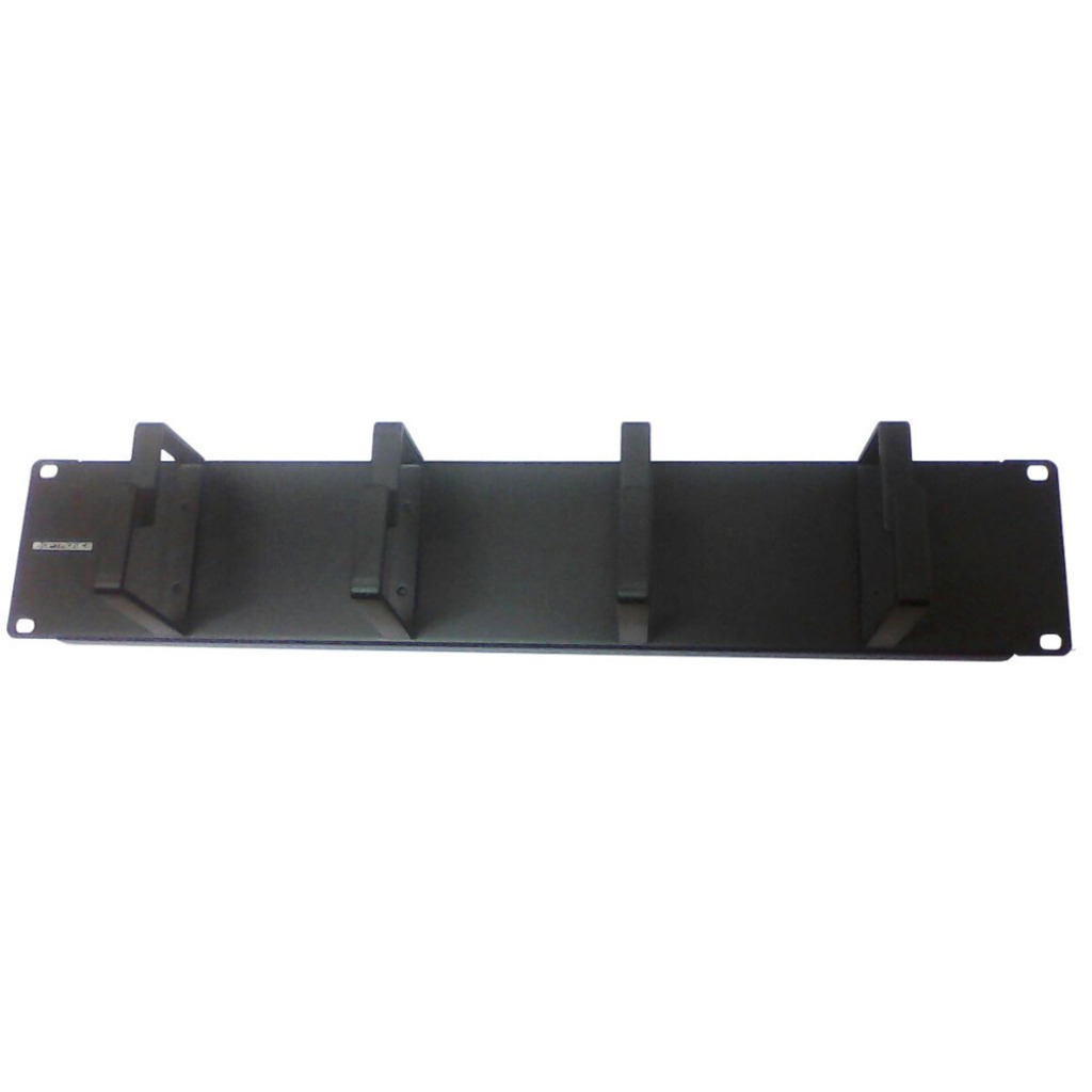 Organizador De Cables Vertical 2U Metal Con Tapa