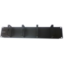 Organizador De Cables Vertical 2U Metal Con Tapa