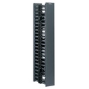 Organizador De Cables Vertical 22U Con Tapa Metal
