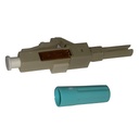 Conector De Fibra Óptica Sc 3mm Con Boot Verde Oliva