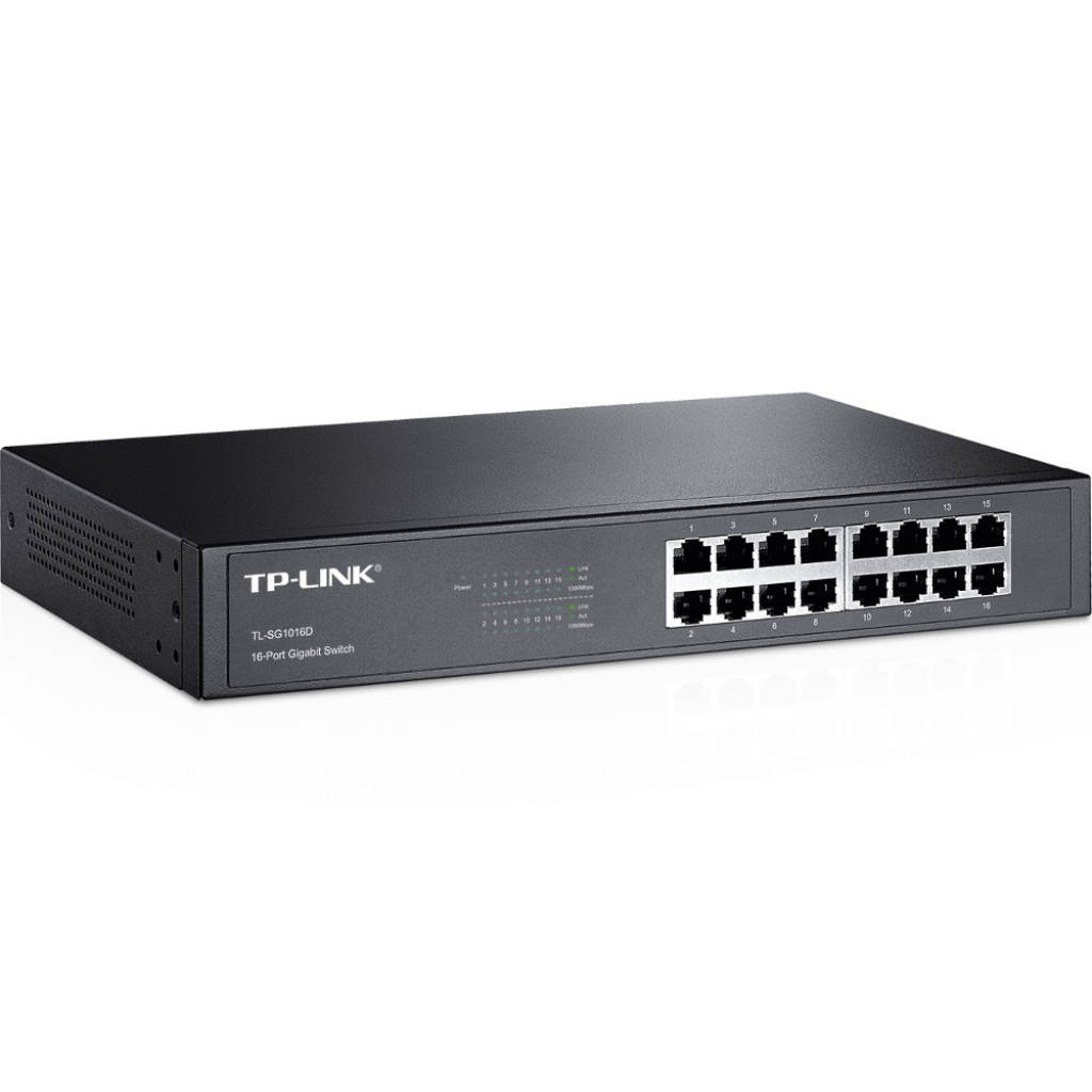 Switch No Administrable 16 Puertos Gigabit