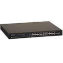 Switch No Administrable 24 Puertos Gigabit 4 Uplinks Sfp PoE+ 320W