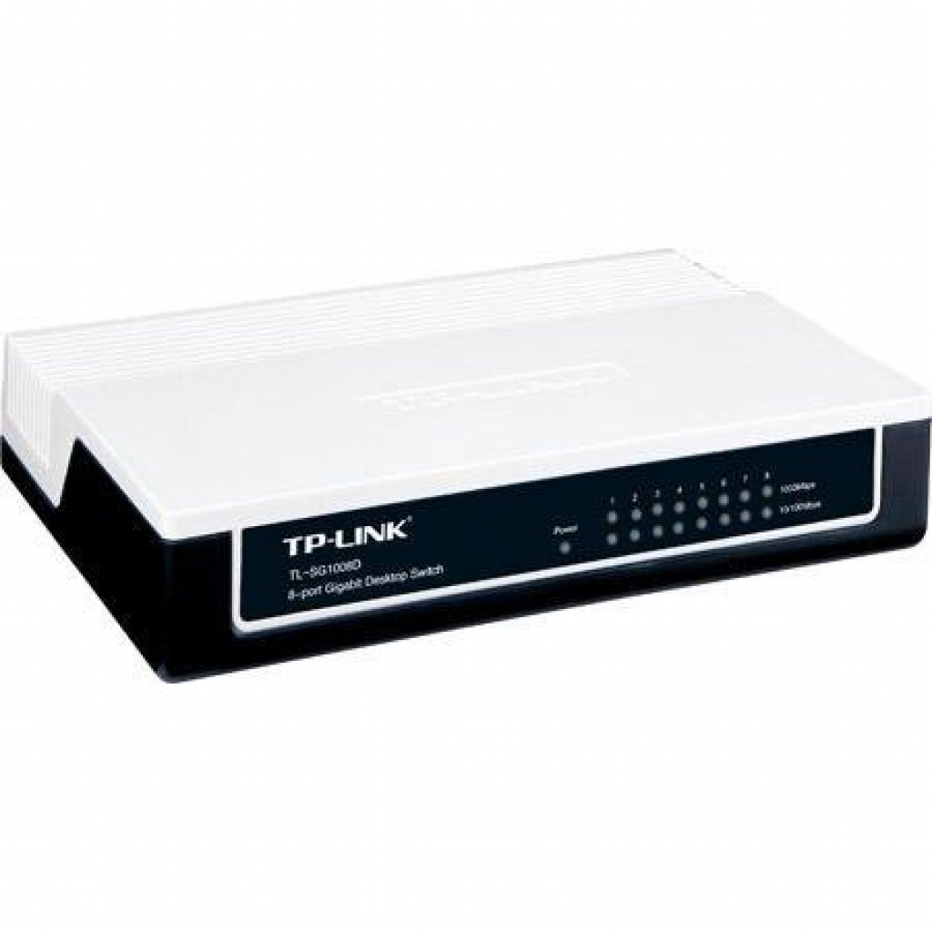 Switch No Administrable 8 Puertos Gigabit N/A Uplinks PoE W