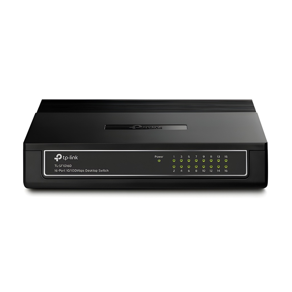 Switch No Administrable 16 Puertos 10/100Mbps Omite Uplinks Potencia PoE W