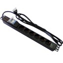 Pdu 6 Tomas Schuko Vertical Con Llave