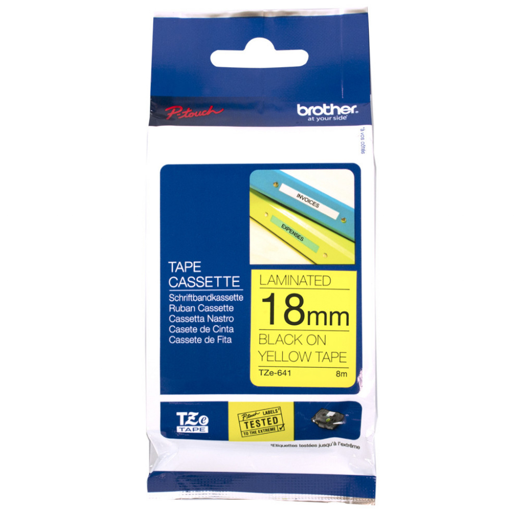 Cinta Para Rotuladora 18mm Amarillo