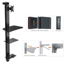 Soporte De Pared Para Pantallas 10" A 24" Con Bases 100x100