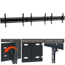 Soporte De Pared Para TV Triple 60" 800x400 120Kg