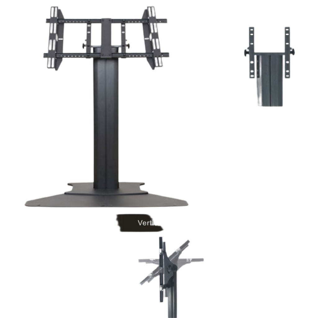 SOPORTE (MEDIA ALTURA) DE 32" A 55" CON BASE 700X400 60KG