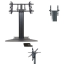 SOPORTE (MEDIA ALTURA) DE 32" A 55" CON BASE 700X400 60KG