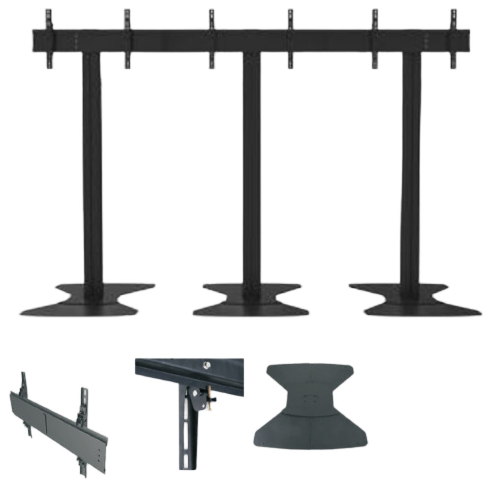 Soporte Para Video Wall Triple 30" A 55