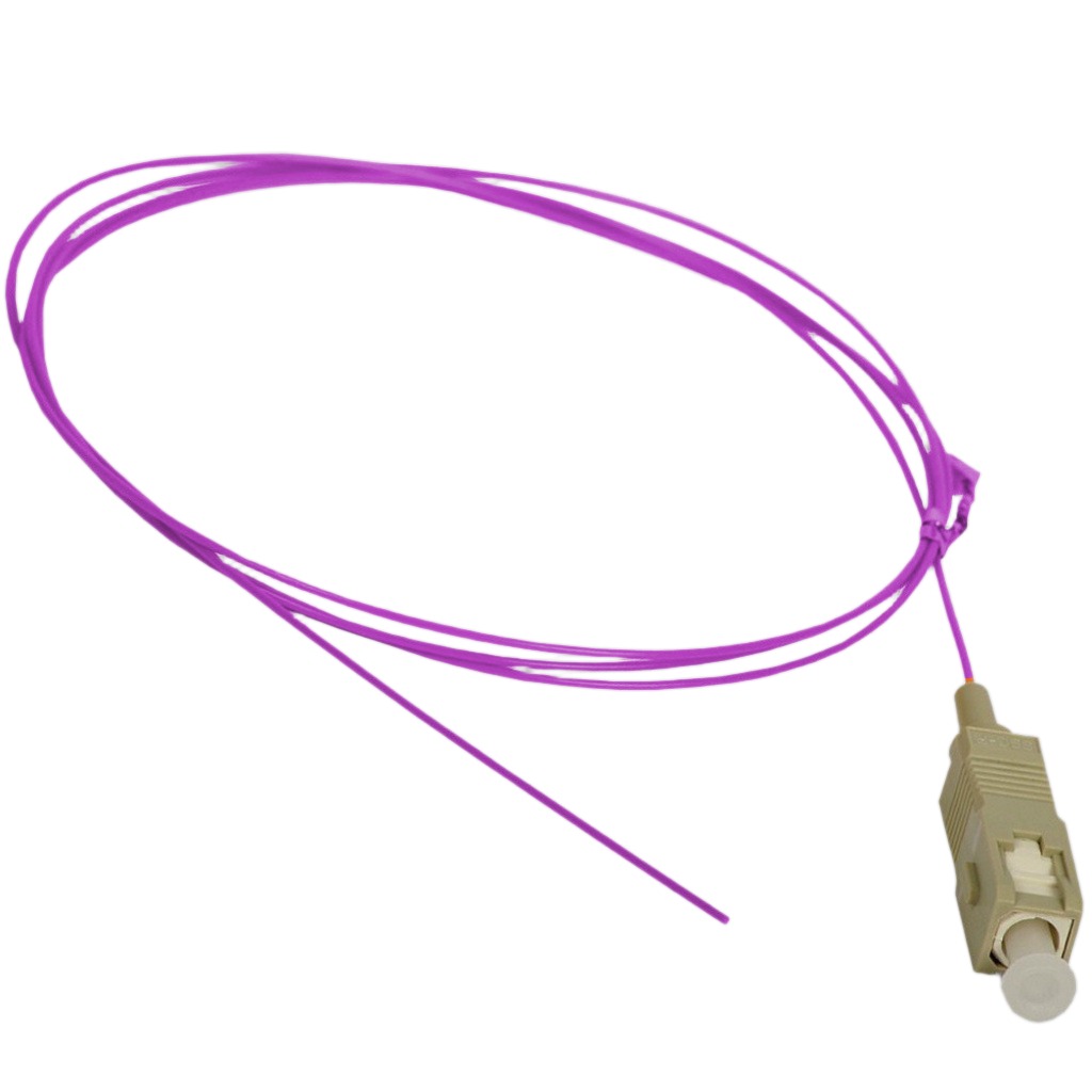 Patch Cord Fibra Óptica Multimodo Om4 SC/SC Con Pulido Upc 9/125 2M Lszh