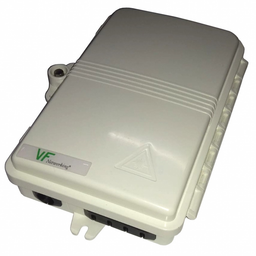 Caja Terminal Ftth 4 Hilos Exterior IP65 Preconectorizada