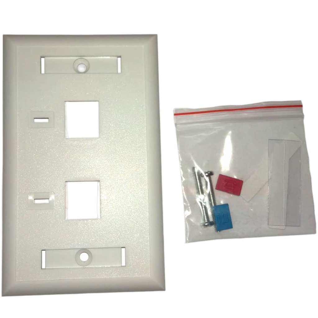 Accesorio De Rack Frente 2U Blanco