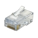 Conector Rj45 Cat6 Macho Enchapado En Oro Blindado