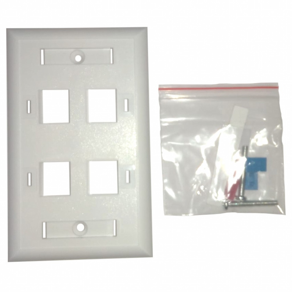Frente Blanco De 4 Port Kj Us