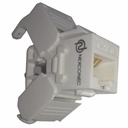 Conector Cat6 Utp Toolless Blanco