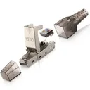Conector Rj45 Cat6a Macho Enchapado En Oro